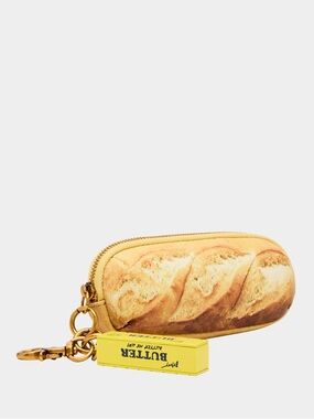 Betsey Johnson BREAD DANGLE BAG CHARM BUTTER MULTI NEW WITH TAGS NWT